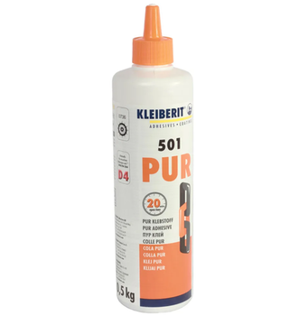 Клей для дерева полиуретановый PUR 501.0 D4 0,5кг Kleiberit KL005