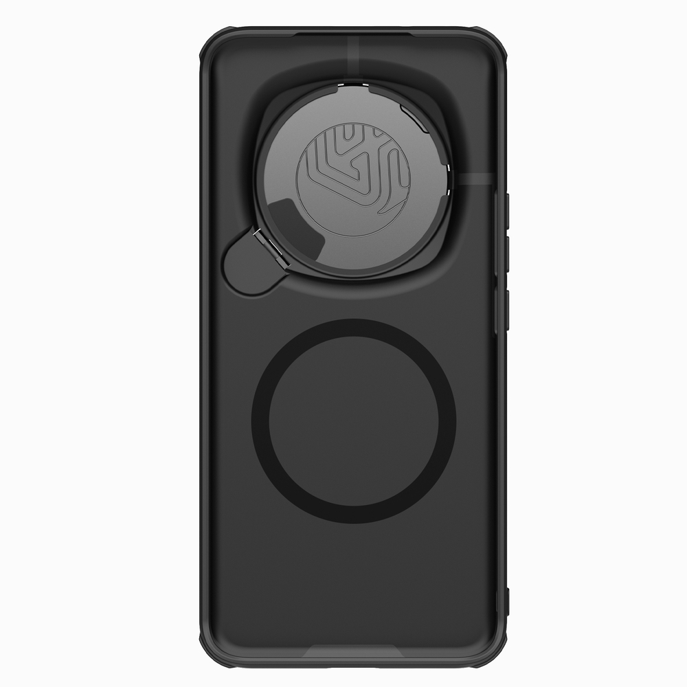 Чехол от Nillkin с металлической откидной крышкой на смартфон Honor Magic 6 Pro, серия CamShield Prop Magnetic Case (с поддержкой магнитной беспроводной зарядки MagSafe)