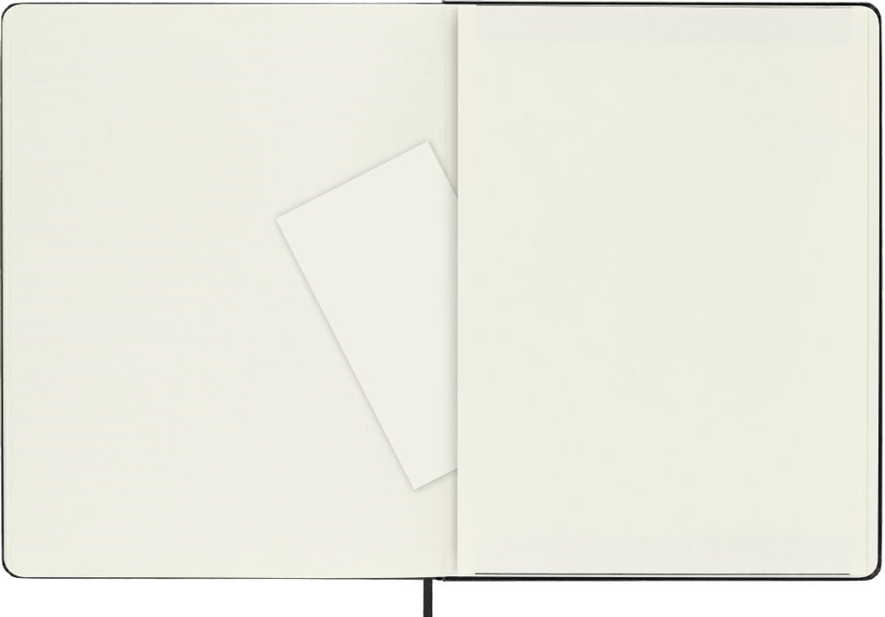 Блокнот Moleskine CLASSIC (QP092) 19х25см 192стр. без линовки, твердая обложка, черный