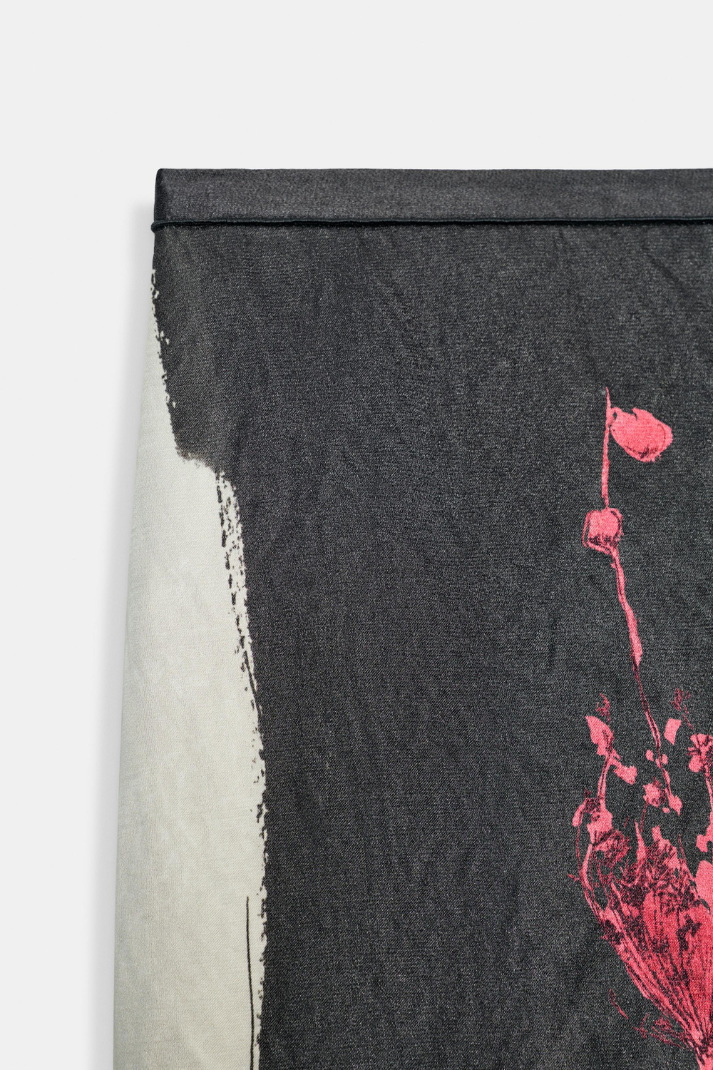ЮБКА МИДИ С ПРИНТОМ — ZW COLLECTION — ZARA