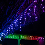 Гирлянда-бахрома Twinkly Icicle 190 LED RGB 5 м IP44 Clear