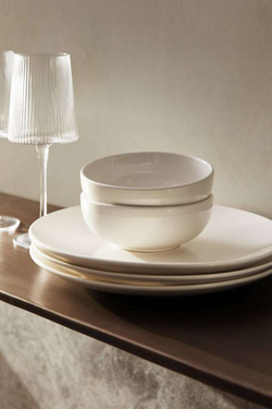ZARA HOME КЕРАМИЧЕСКАЯ ПИАЛА, БЕЛЫЙ