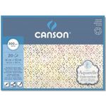 Блок для акварели AquarellCP Torchon 300 г/м², A3+ 50х36 см, склейка с четырех сторон 20 л, крупнозернистая, Canson C400106445