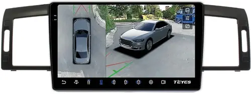 Магнитола для Infiniti M35, M45 Y50 2004-2009 - Teyes CC3-2K-360 монитор 9.5" 2K QLED на Android 10, Быстрая, CarPlay, 4G SIM-слот, 4 камеры в комплекте