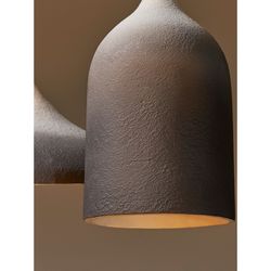 Светильник подвесной Sustainable collection, Ø22х39 см, черный/белый