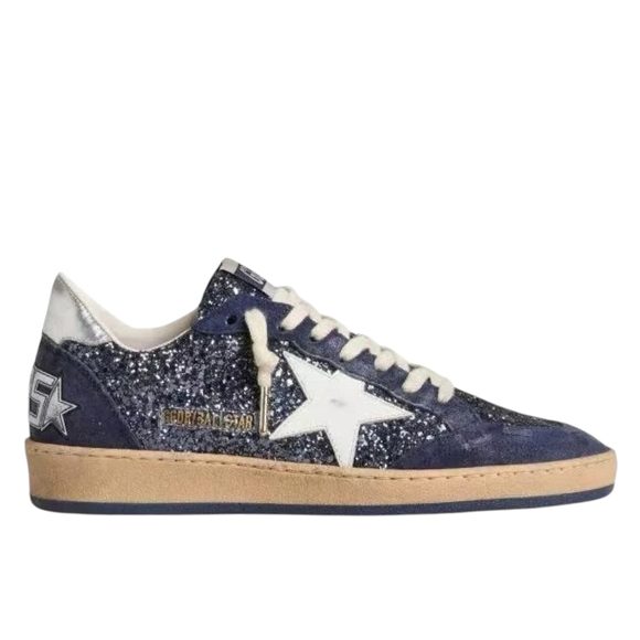 Golden Goose Ball Star / Глиттер синий