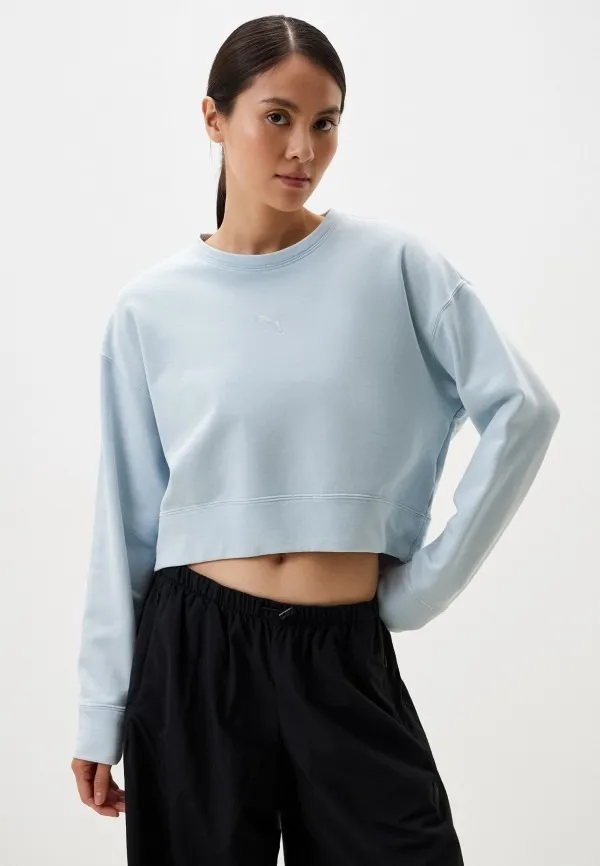 Толстовка женская PUMA WARDROBE ESS Over-Oversized Crew TR