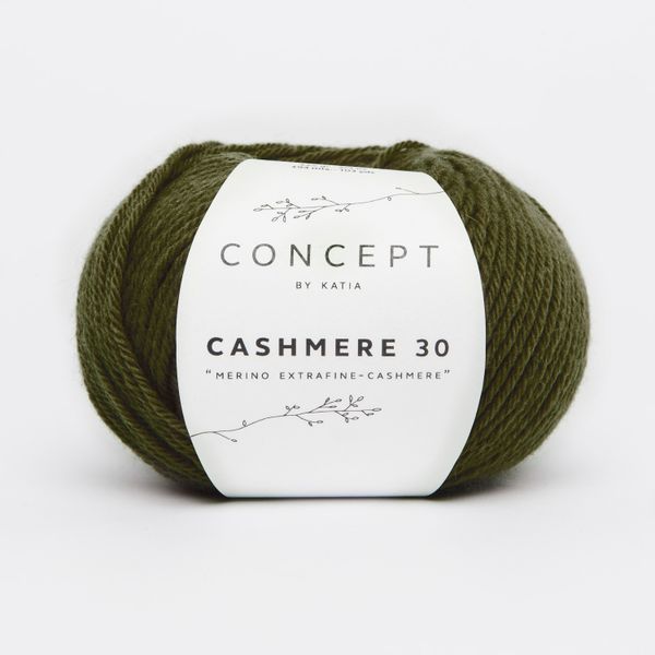 Пряжа Katia (Катя) Cashmere 30 / уп.20 мот. по 25 г, 94 м, 979.207