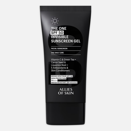 СОЮЗНИКИ КОЖИ Невидимый солнцезащитный гель SPF 50 / ALLIES OF SKIN The One SPF 50 Invisible Sunscreen Gel, 50 мл