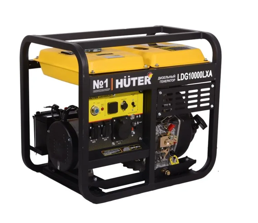 Электрогенератор дизельный LDG 10000LXА Huter