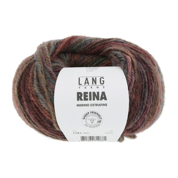 Пряжа Lang Yarns (Ланг Ярнс) Reina / уп.10 мот. по 25 г, 150 м, 1101.0001
