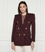 Хлопковый пиджак Elisabetta Franchi - коричневый(GI12851E2)