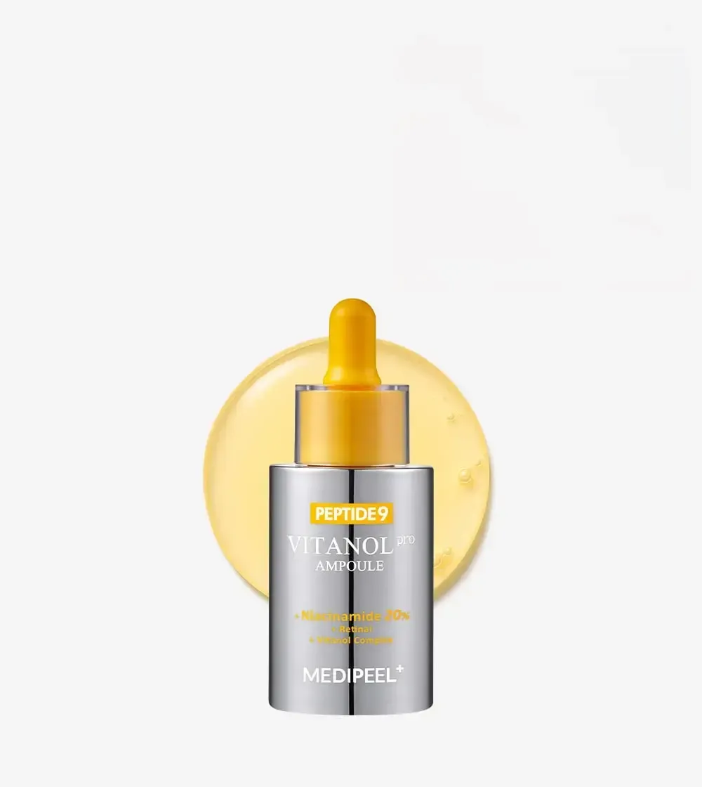 Лифтинг-ампула с пептидами и 20% Niacinamide MEDIPEEL Peptide 9 Vitanol Ampoule PRO 30 мл. (Срок годности до 26.06.2027)