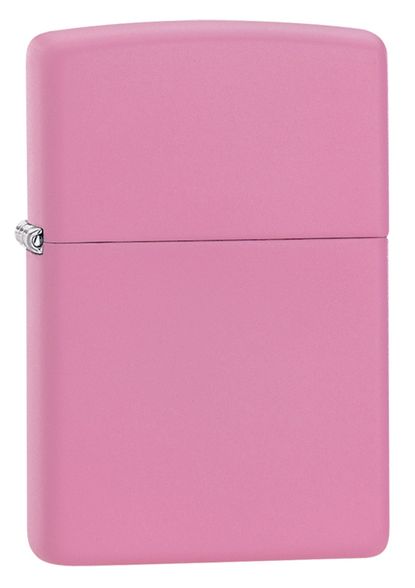 Цена наЗажигалка ZIPPO Classic с покрытием Pink Matte, латунь/сталь, розовая, матовая, 36x12x56 мм