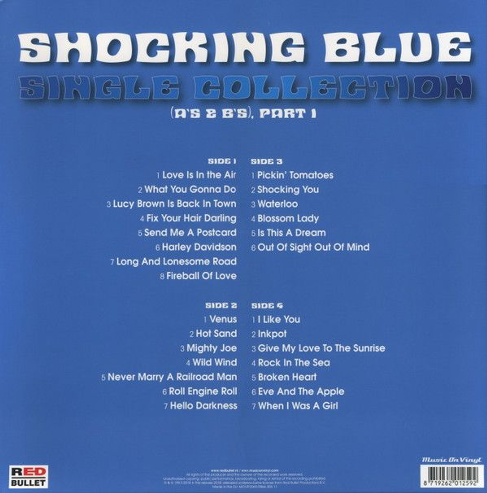 Shocking Blue — Single Collection (A's & B's) Part 1 (LP)