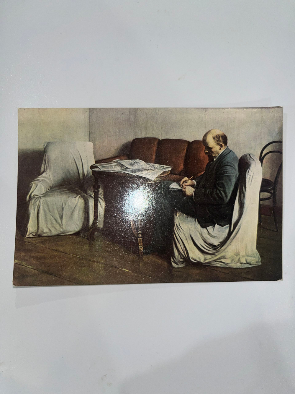 Открытка "Ленин В.И. в Смольном"