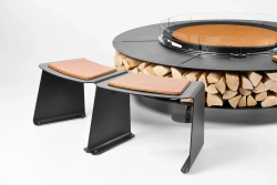 Кожаное сиденье Leather Magnetic Pad Arc (Up!Flame)