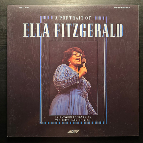 Ella Fitzgerald - A Portrait Of Ella Fitzgerald (Англия 1988г.)