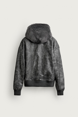 ZARA ДВУСТОРОННИЙ БОМБЕР , МАРЕНГО МЕЛАНЖ