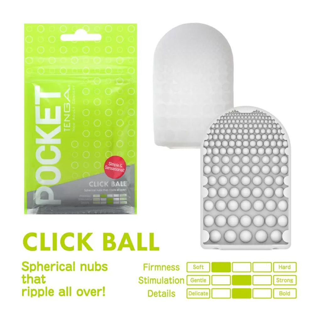Карманный мастурбатор 8см Tenga Click Ball POT-002