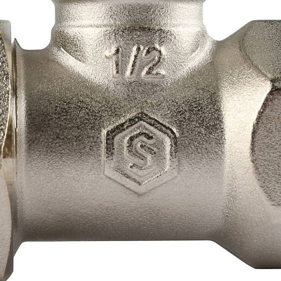 Вентиль регулирующий STOUT ВР-НР 1/2" прямой с неподъемным шпинделем 32840