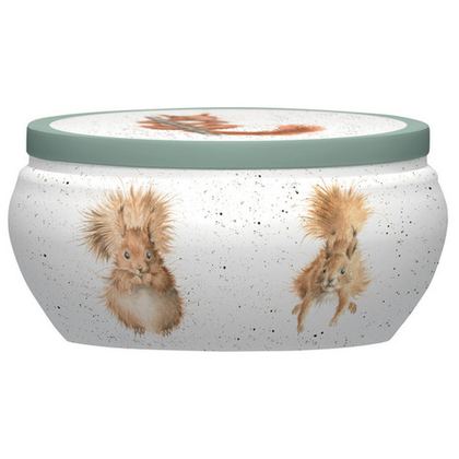 Свеча в жестяной банке 9см Забавная фауна Белочки Royal Worcester