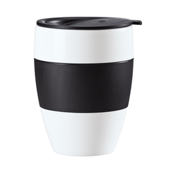 Термокружка aroma to go, 400 мл, черно-белая