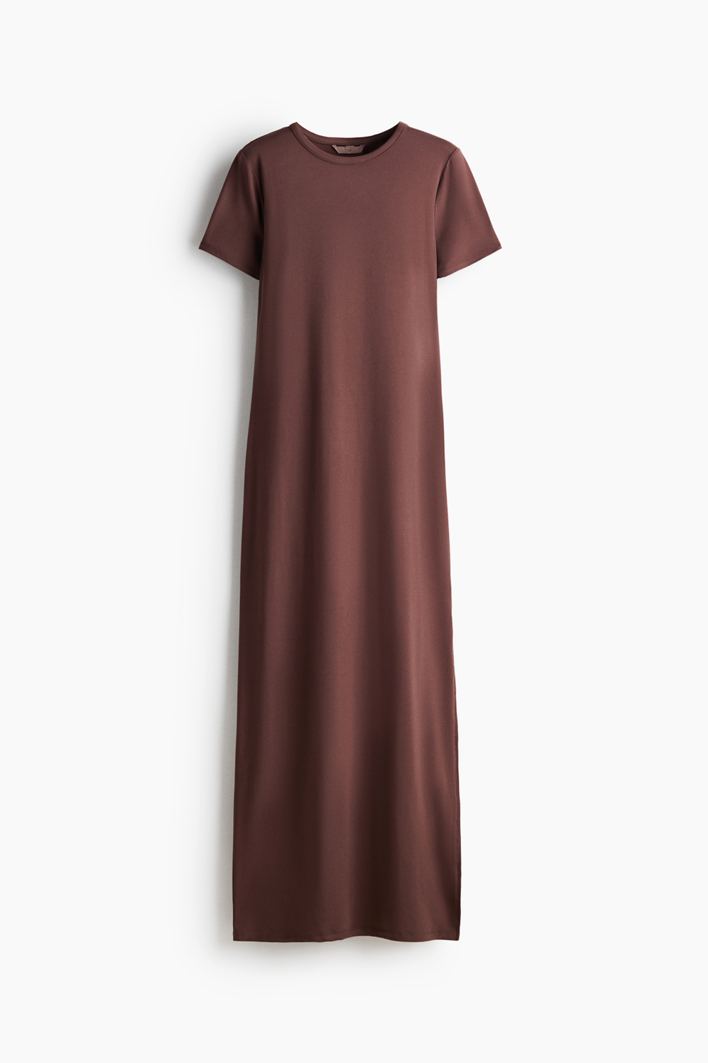 Длинное платье-футболка — приталенный крой - H&M
