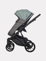 Коляска 2 в 1 Riko Basic Montana Ecco цвет 30 Green-Grey (зеленый-серый)