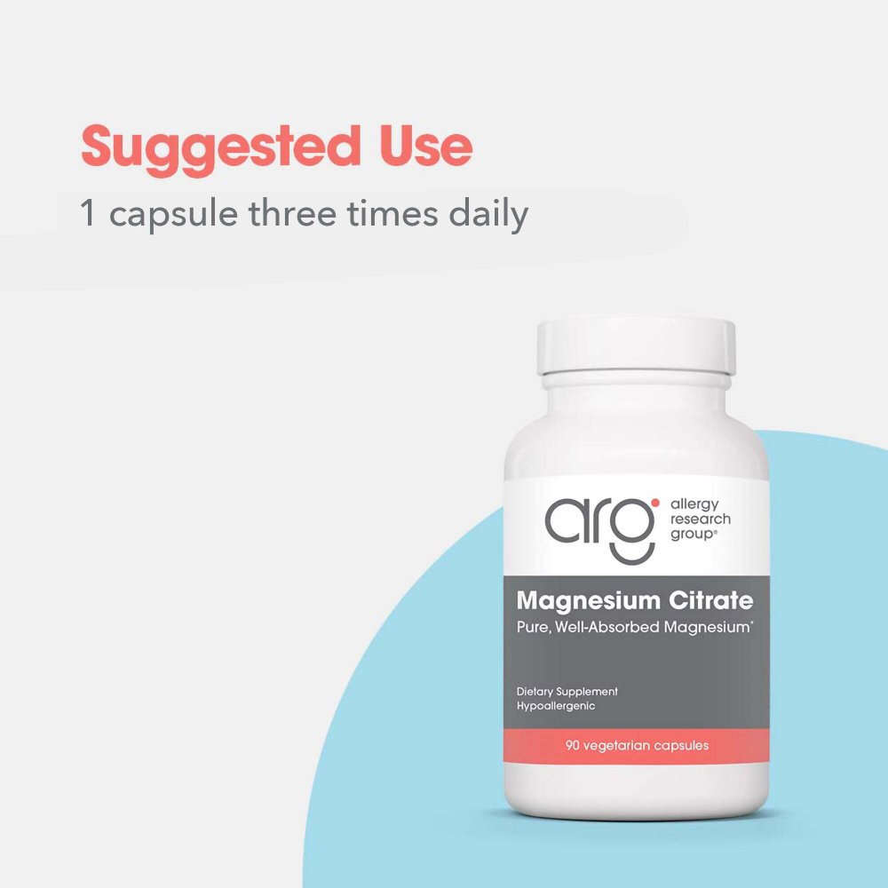 Magnesium Citrate - 90 Vegetarian Caps