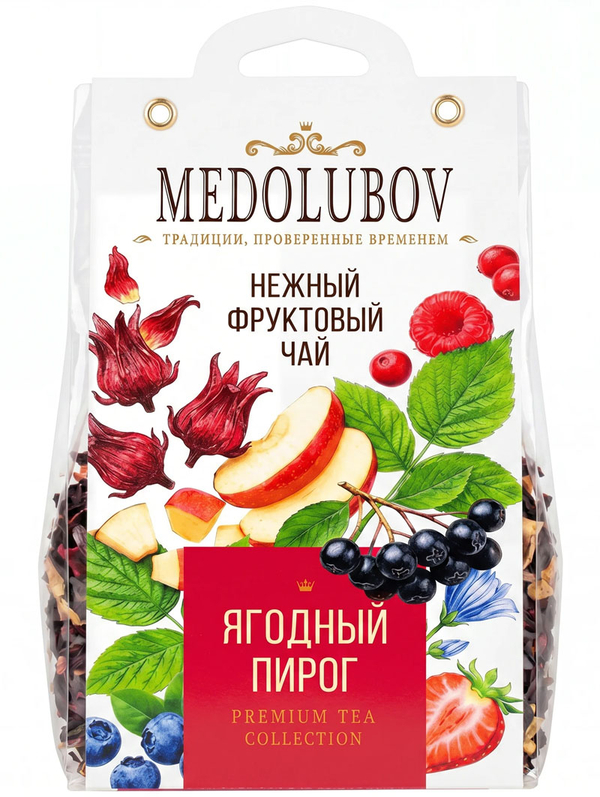 Чай фруктовый «Ягодный пирог» Медолюбов 100 г