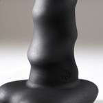 Нереалистичный дилдо Unicorn Mini Black (12,5*3,5 см)