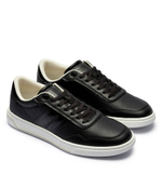 Кожаные кроссовки Low Top Lace Up Logo Calvin Klein - черный(HM0HM01653)