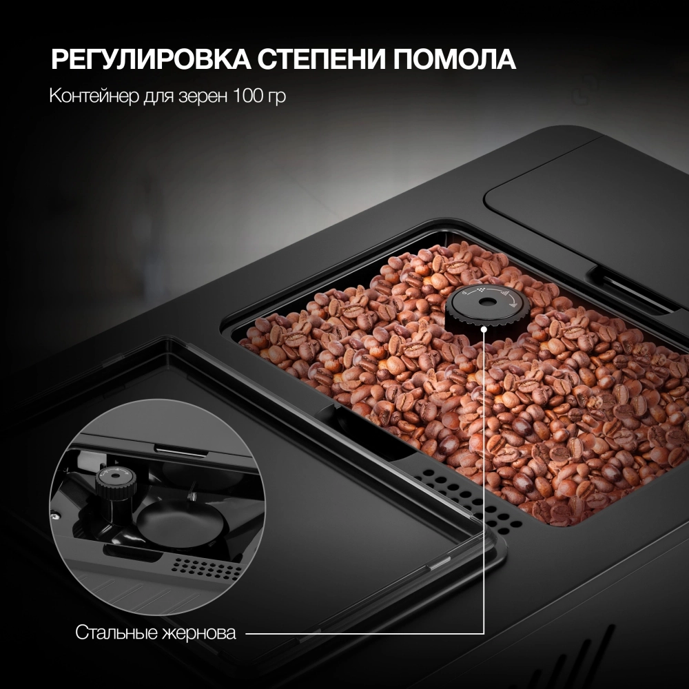 Кофемашина Hyundai HAM-5405 1350Вт черный