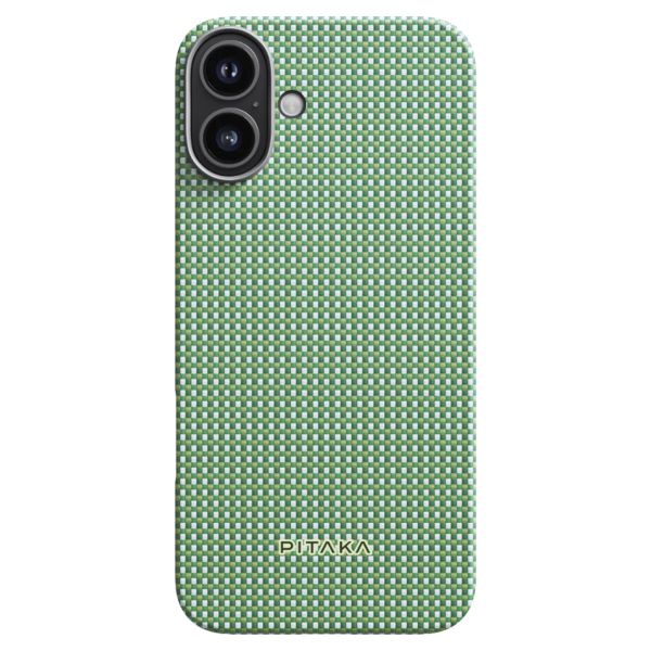 Чехол Pitaka Ultra-Slim для iPhone 16 Plus, Зеленый | Forest Green