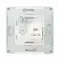Розетка TV+RJ45 Systeme Electric ARTGALLERY белый 039398