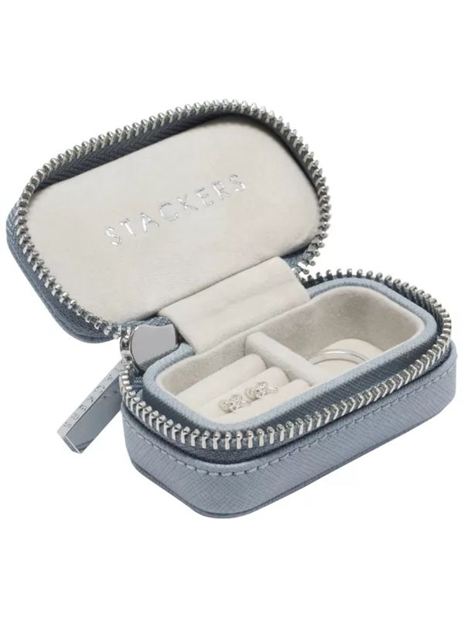 Органайзер для украшений дорожный Stackers Petite Travel Box (Blush Pink) (голубой / Dusky Blue)