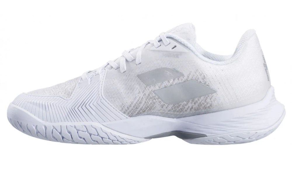 Женские теннисные кроссовки Babolat Jet Mach 3 All Court Women - white/silver