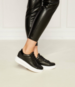 Кожаные кроссовки kapri Karl Lagerfeld - черный(KL62525N)