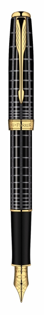 Перьевая ручка Parker Sonnet F531 PREMIUM Dark Grey Laquer GT, перо:F, золото 18К