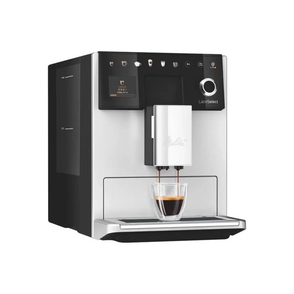 Кофемашина Melitta Latte Select F 630-211 Silver