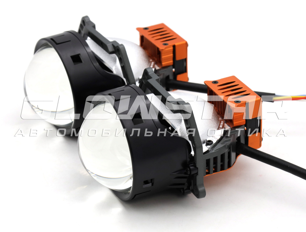 Билед модули Aozoom K8 3.0 дюйма, 2 чипа, 5500K, 12V, 52W/73W, крепление 3R (комплект, 2шт)