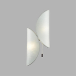 7067/2W L-VISION ODL26 191 светильник черный/белый/шелк/металл IP20 LED G9 5W 220-240V SILK