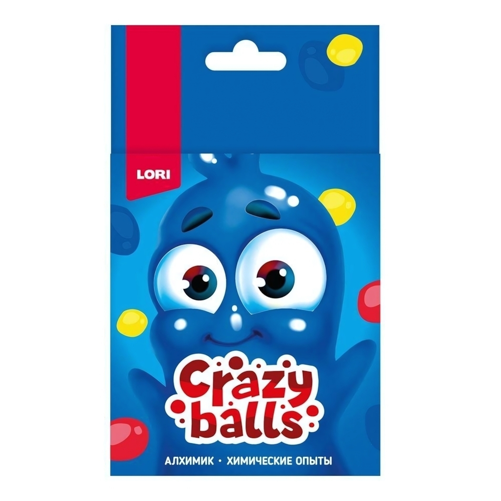 Химические опыты.Crazy Balls "Жёлтый, синий и красный шарики" (Lori)