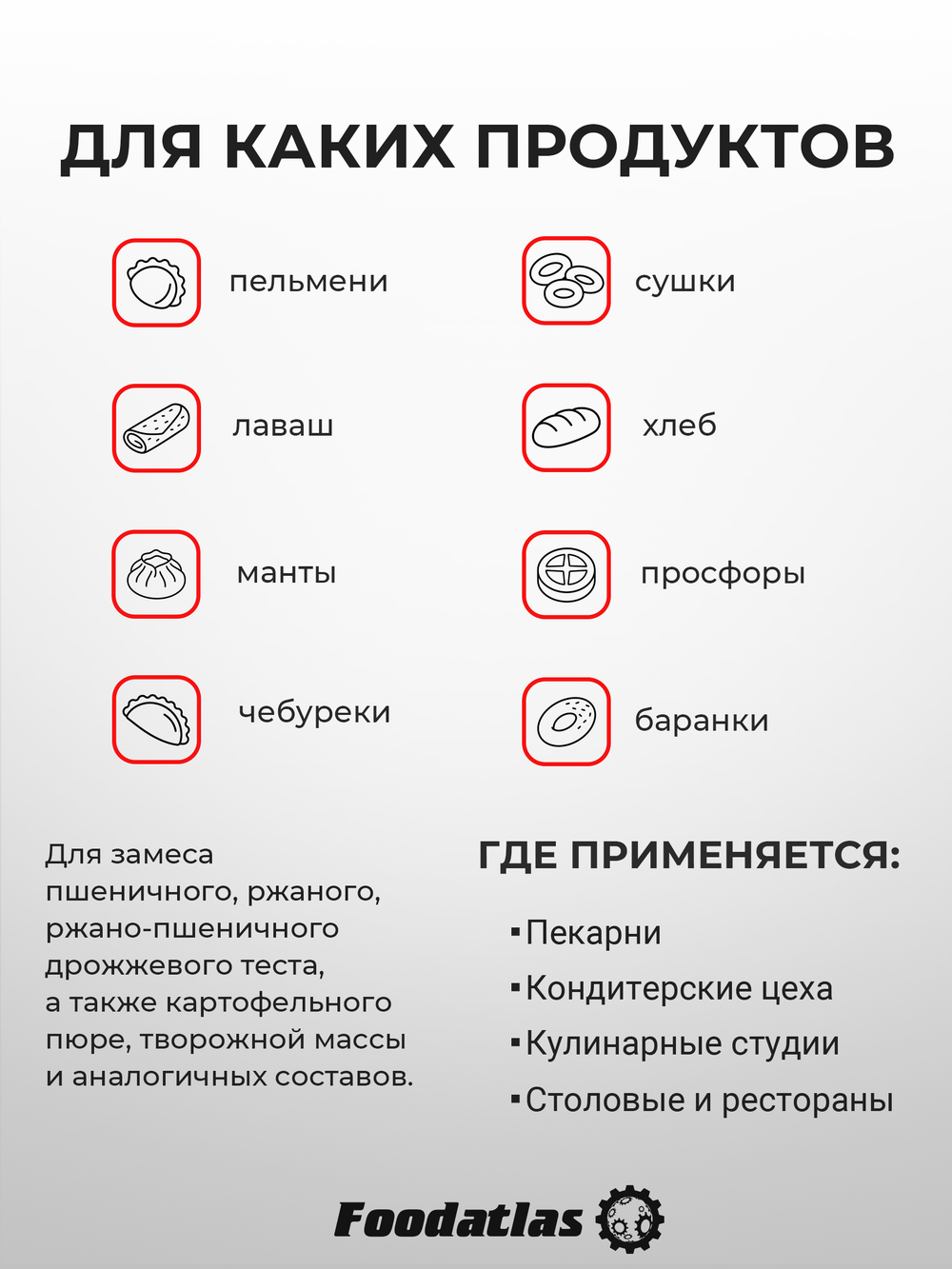 Машина тестомесильная HDM(J)-25 Foodatlas (220V)