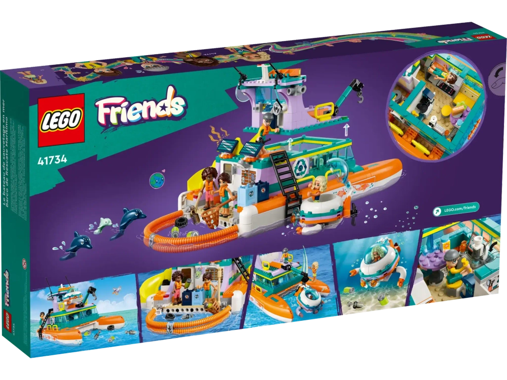 Конструктор LEGO Friends 41734 Морская спасательная лодка