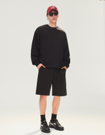 Мужские бермуды из футера с начёсом - BERSHKA