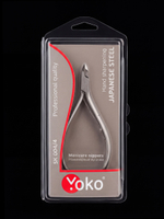 Кусачки Yoko SK 004-4 для кутикулы серия Premium с одинарной пружиной и лезвием 4 мм