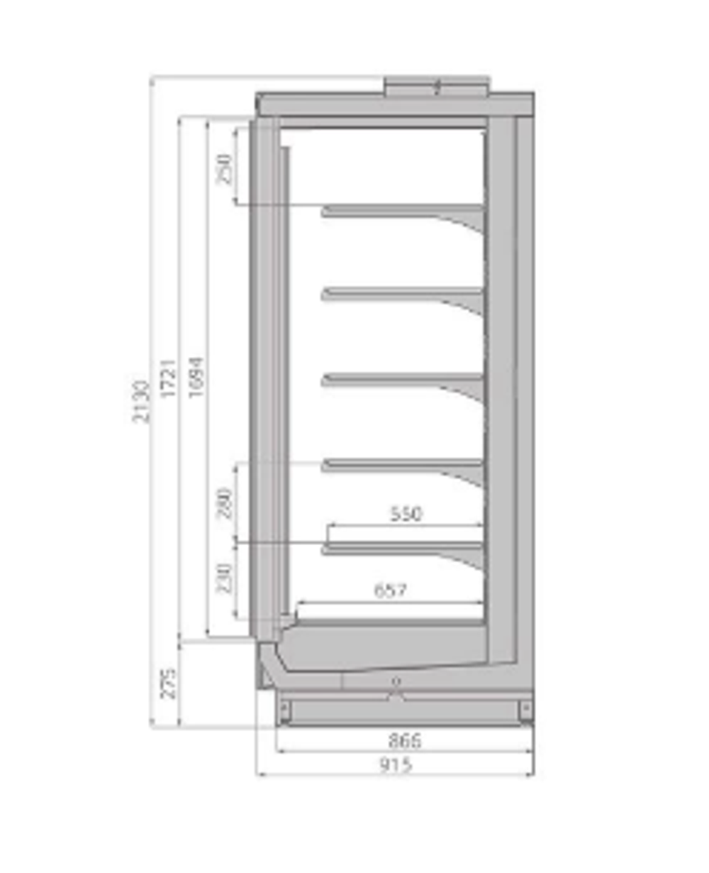 Шкаф морозильный BRANDFORD ODISSEY Compact 375