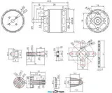 T-Motor AT2312 KV1150 длиный вал